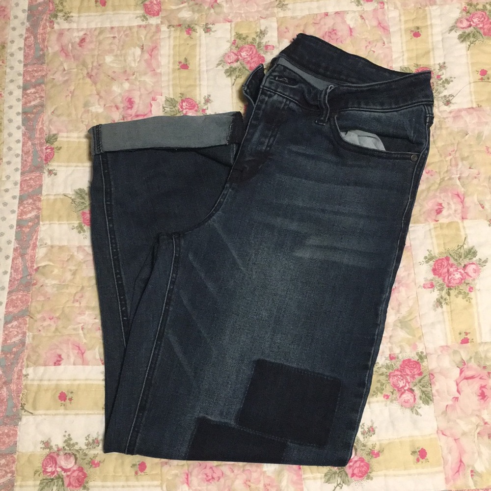 Distressed jeans